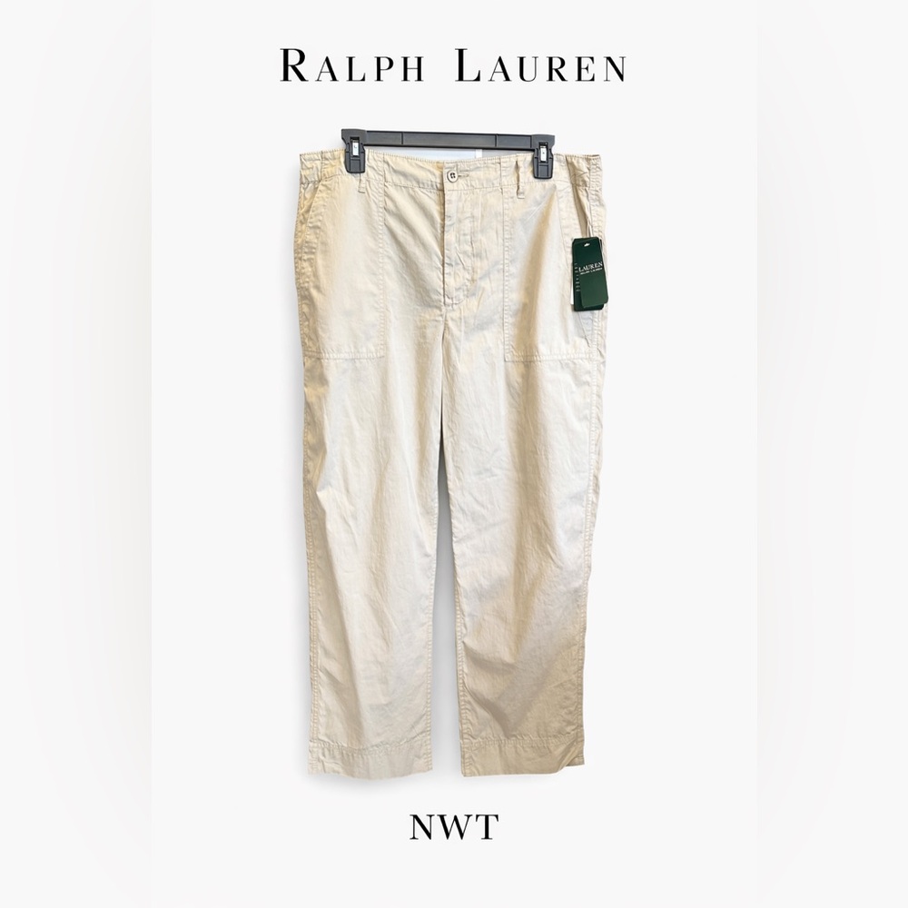 Lauren Ralph Lauren Women's Khaki Capris NWT